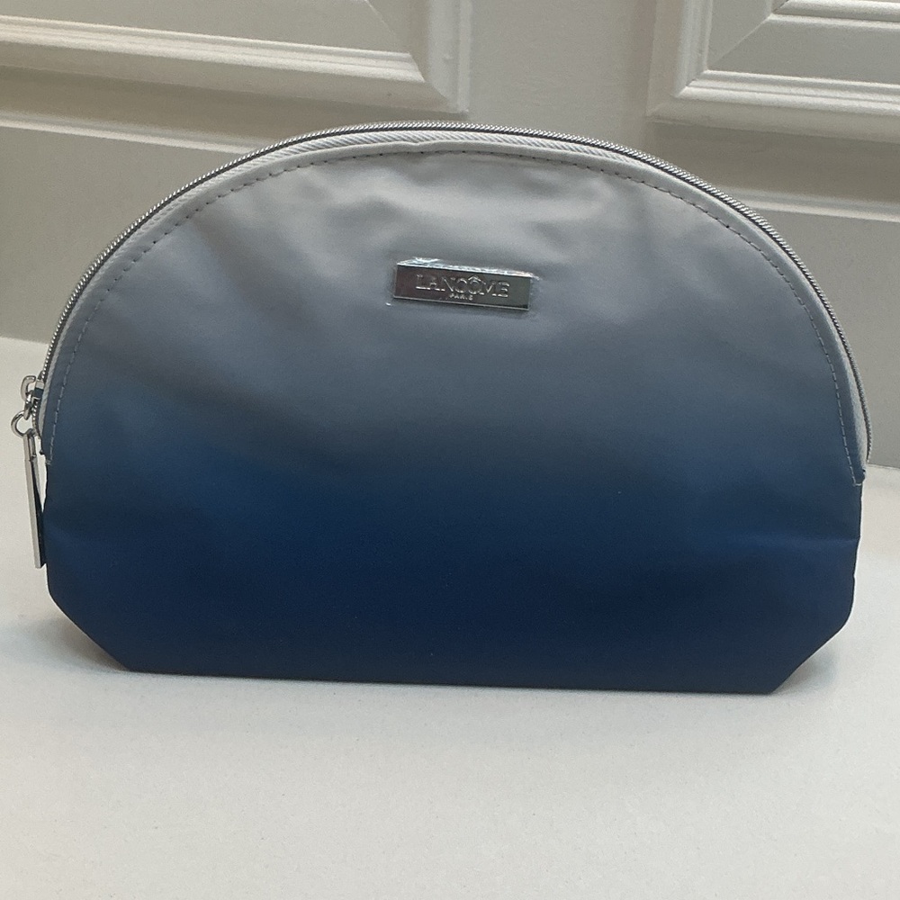 Lancome Blue Ombré/Gradient Cosmetic Bag